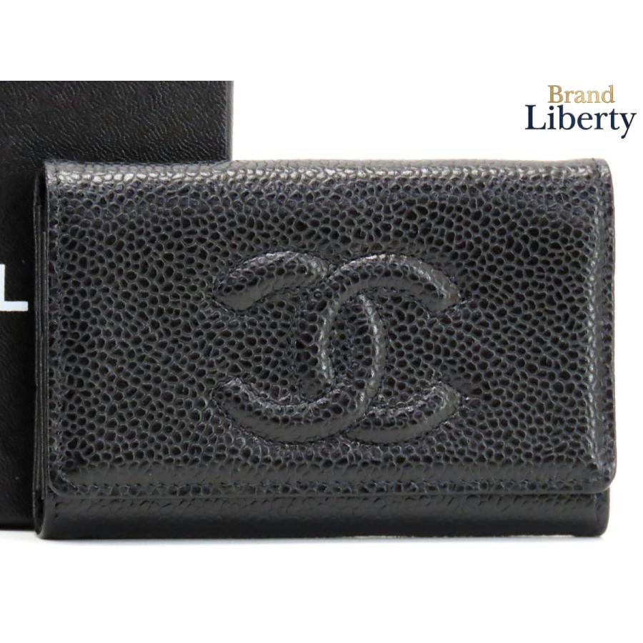 CHANEL（シャネル） ほぼ新品 ヴィンテージ ココマーク キャビアスキン
