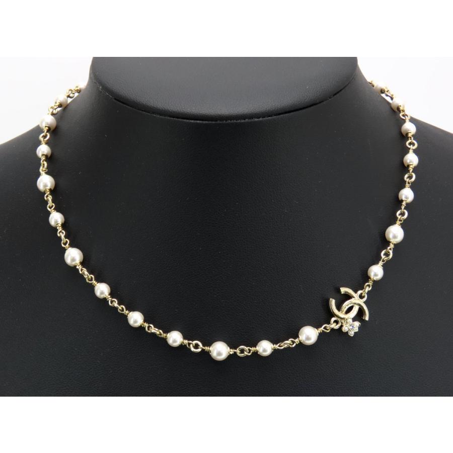 CHANEL（シャネル） レア新品同様 ココマーク パール ストラス ライン