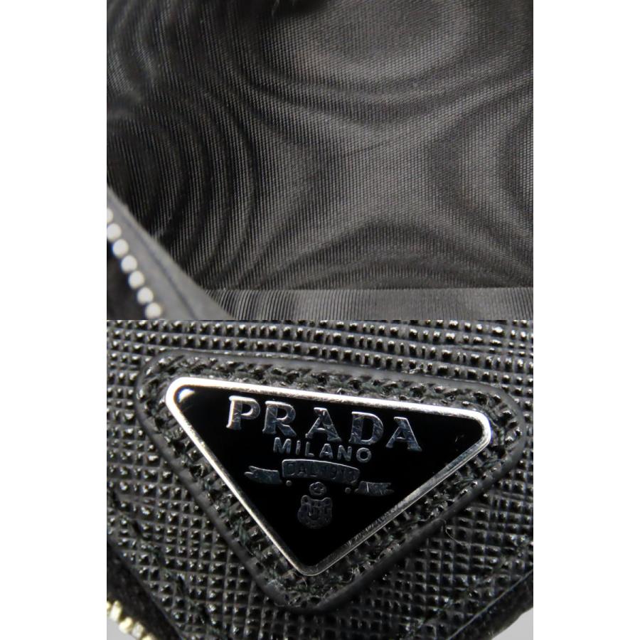 PRADA（プラダ） 新品同様 サフィアーノ トライアングル ジップ