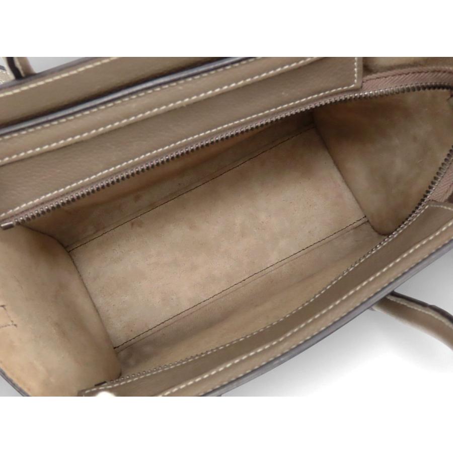 CELINE（セリーヌ） 美品 ラゲージ ナノ ショッパー 2WAY ハンドバッグ