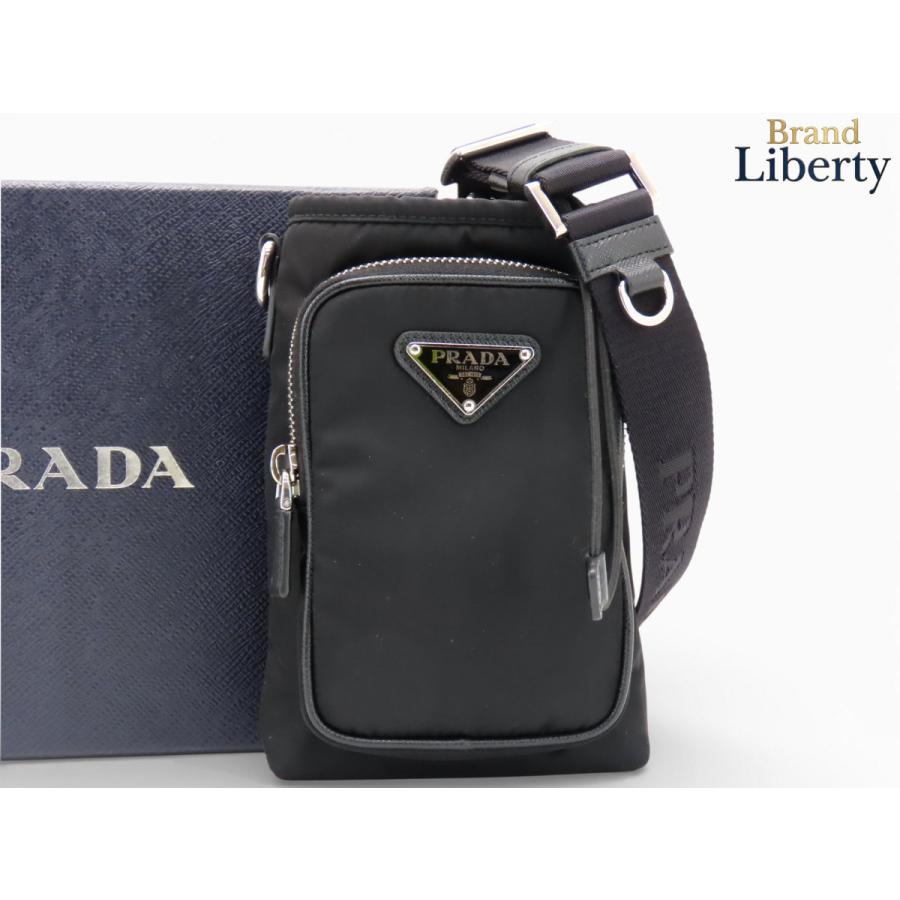プラダ ナイロン ブラック リボン ショルダーバック 完売 新品未使用 今月末 PRADA（プラダ） リボンショルダーバッグ ナイロン レザー ブラック黒