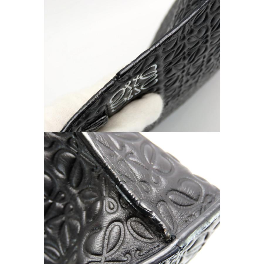 LOEWE（ロエベ） 美品 LOEWE Tポーチ リピートアナグラム フラット