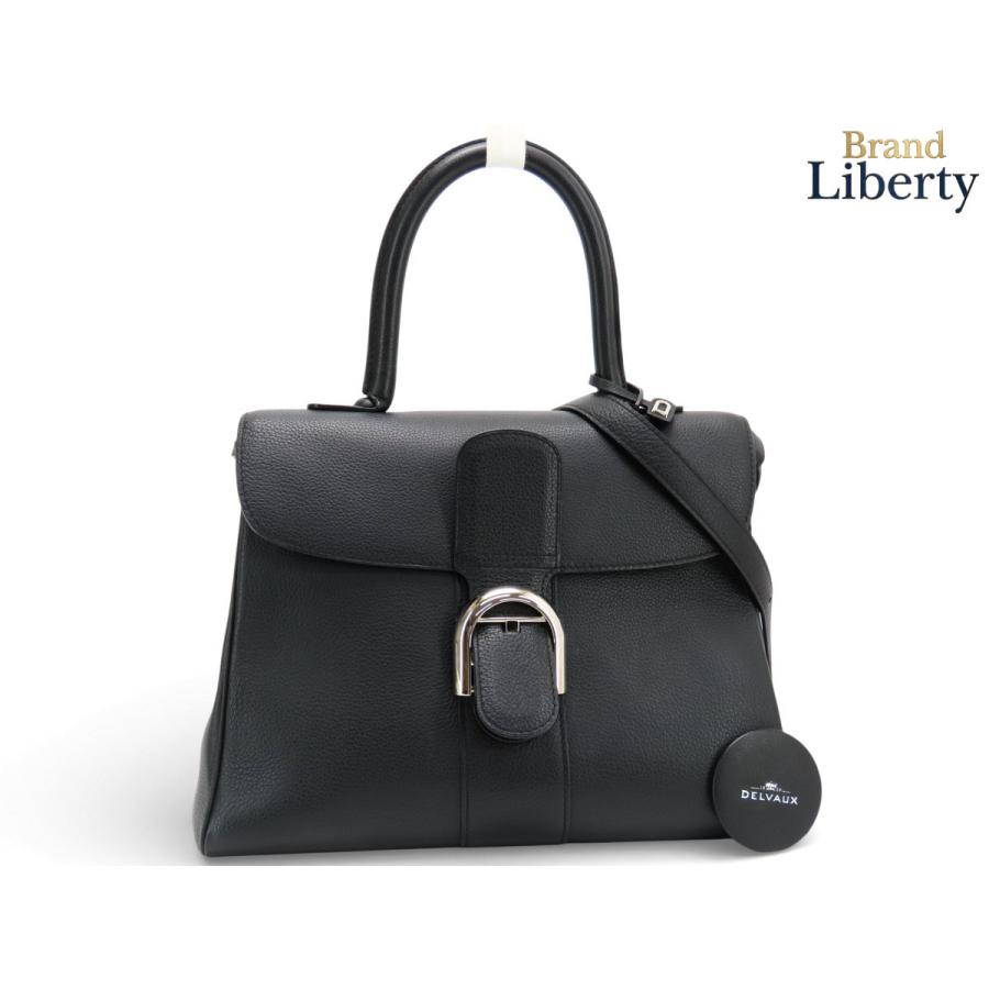 DELVAUX（デルヴォー） 美品 DELVAU ブリヨン MM 2WAY ハンドバッグ
