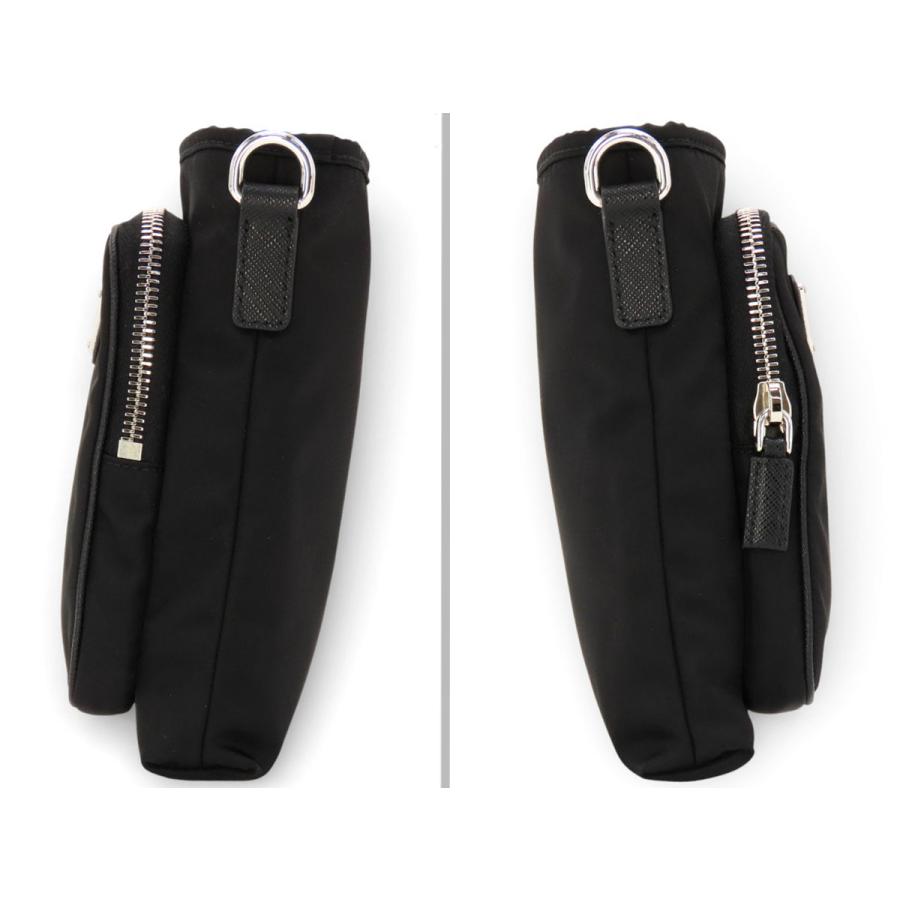 プラダ　RFID認証　リナイロン　ショルダーバッグ　スマホショルダー　ブラック PRADA（プラダ） 未使用 リナイロン Re-Nylon スマートフォンケース