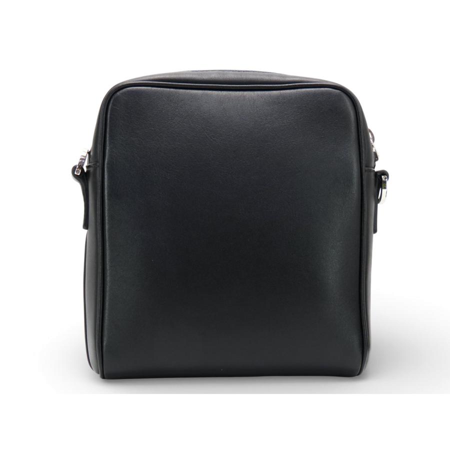 【超美品】PRADA トライアングル ショルダーバッグ レザー ブラック PRADA（プラダ） 美品 トライアングル レザー 斜め掛け ショルダー
