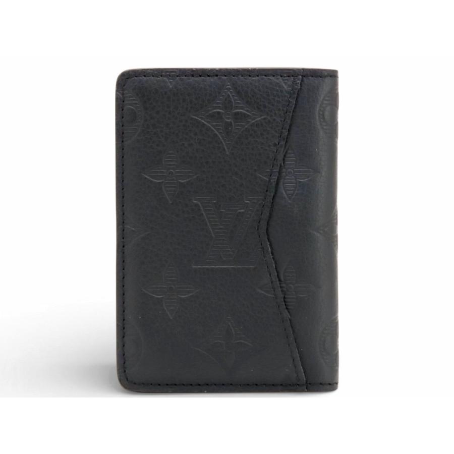 【未使用級】 ルイヴィトン モノグラムシャドウ オーガナイザー ドゥポッシュ 黒 LOUIS VUITTON（ルイ・ヴィトン） 外超美品 モノグラム シャドウ