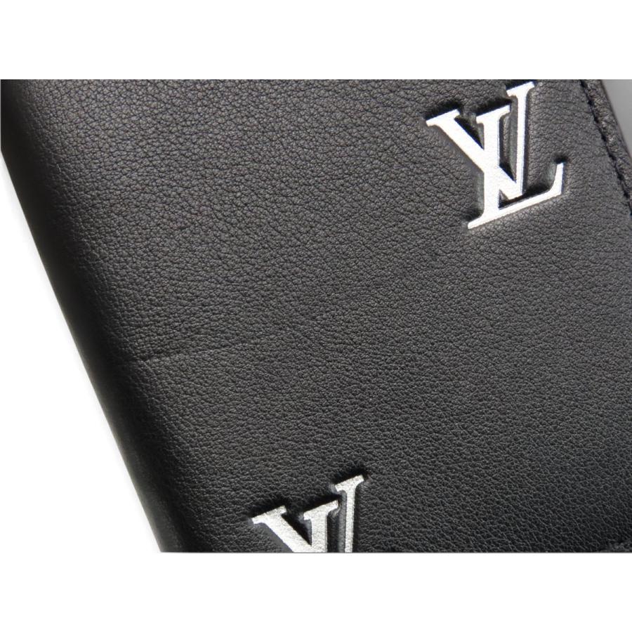 LOUIS VUITTON　黒レザー 名刺入れ カードスロット付き LOUIS VUITTON 黒レザー 名刺入れ カードスロット付き LOUIS VUITTON