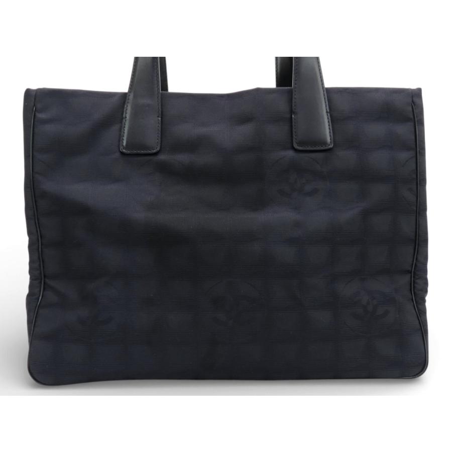 新品同様 シャネル CHANEL ニュートラベルライン トートMM トートバッグ ショルダーバッグ ブラック ナイロン A15991の画像