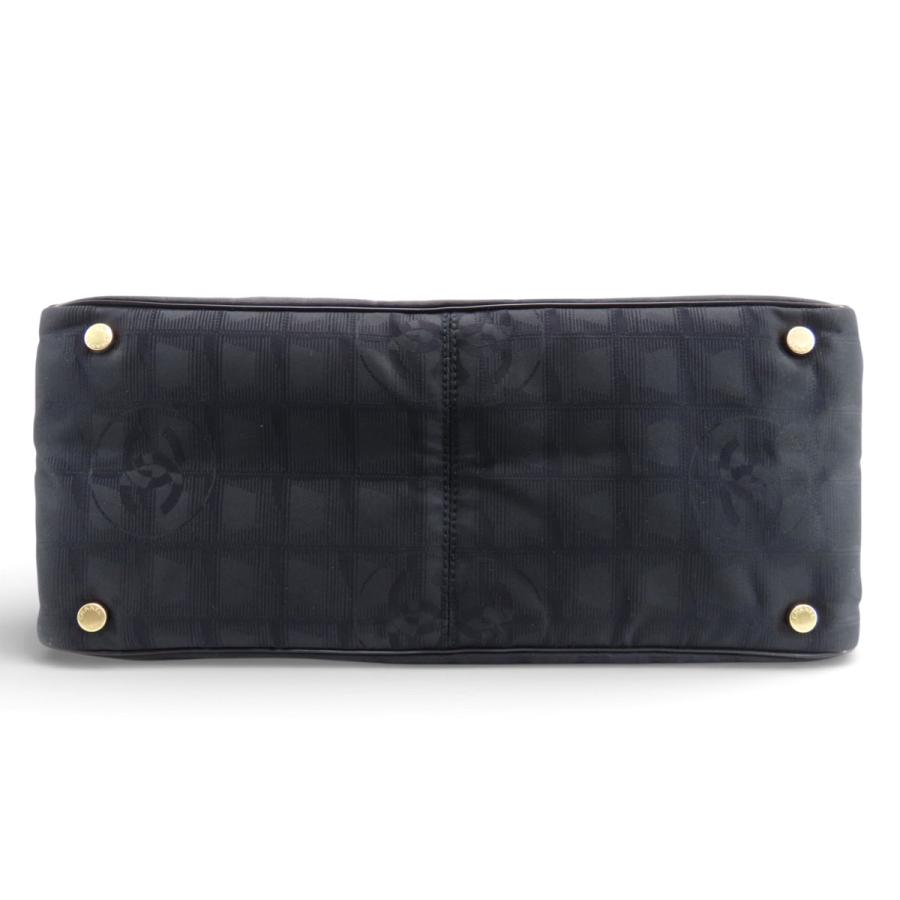 新品同様 シャネル CHANEL ニュートラベルライン トートMM トートバッグ ショルダーバッグ ブラック ナイロン A15991の画像