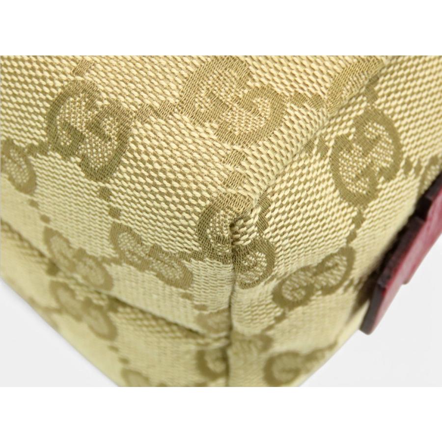 GUCCI（グッチ） 新古品 GUCCI GGキャンバス ポーチ コスメポーチ 化粧