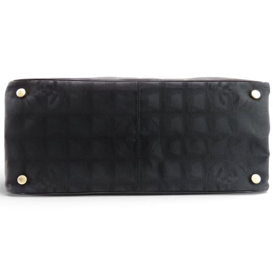 新品同様 シャネル CHANEL ニュートラベルライン トートMM トートバッグ ショルダーバッグ ブラック ナイロン A15991の画像