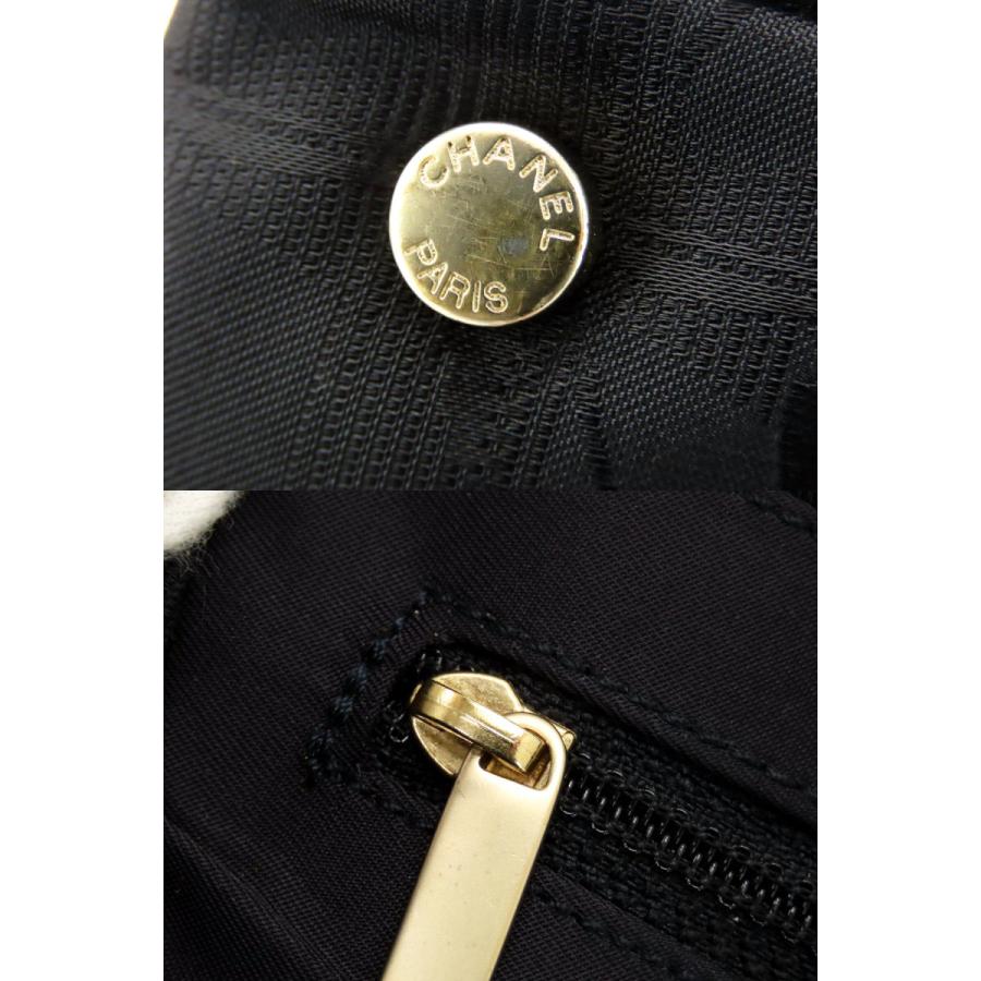 新品同様 シャネル CHANEL ニュートラベルライン トートMM トートバッグ ショルダーバッグ ブラック ナイロン A15991の画像