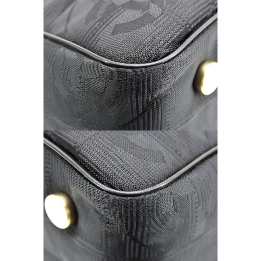 超美品 シャネル CHANEL ニュートラベルライン トートPM トートバッグ ショルダーバッグ ブラック ナイロン レザー A20457の画像