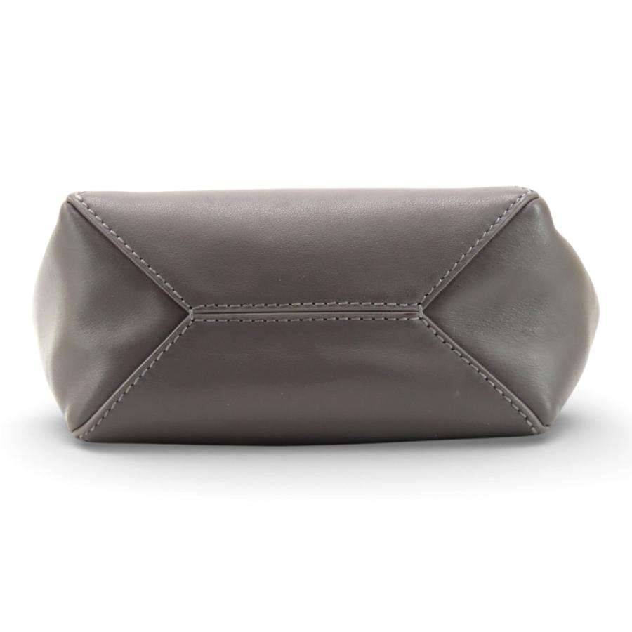 美品 ロエベ LOEWE パズルフォルド トート ミニ 2WAY ハンドバッグ トートバッグ ショルダーバッグ パールグレー A779V25X07の画像