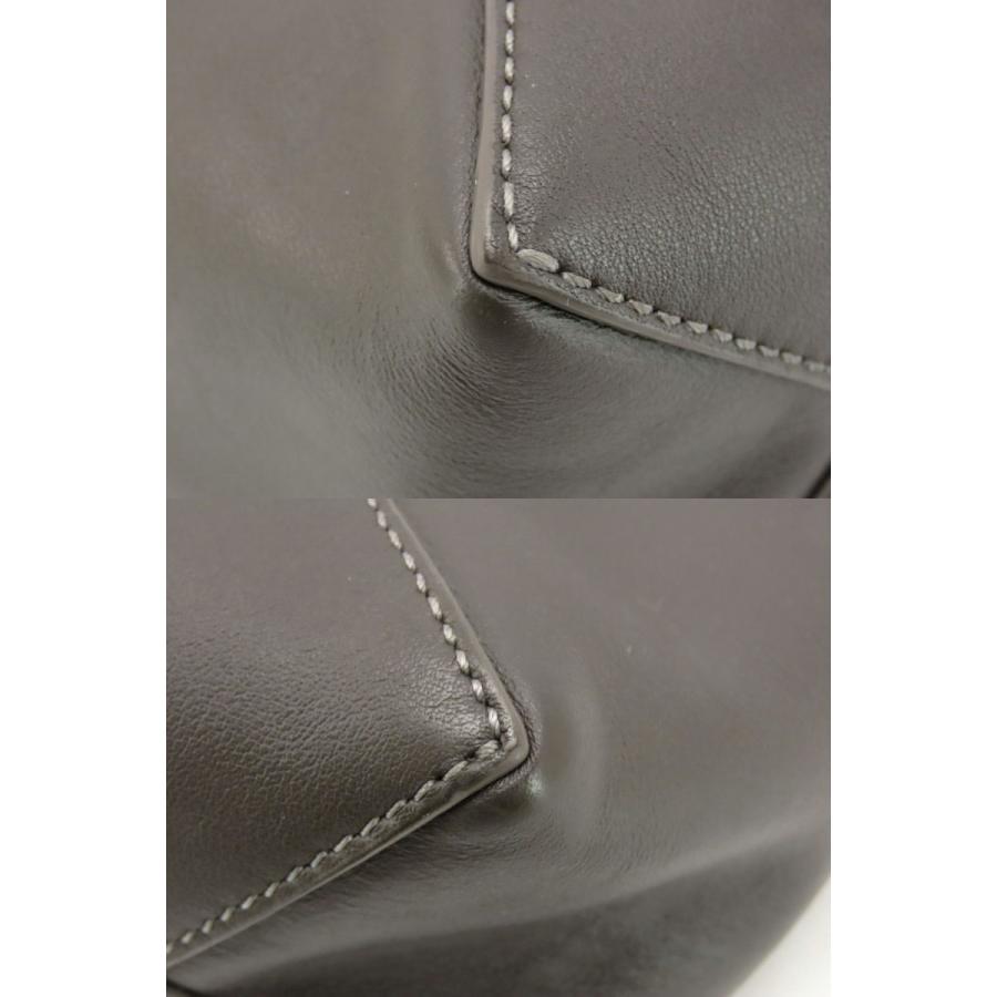 美品 ロエベ LOEWE パズルフォルド トート ミニ 2WAY ハンドバッグ トートバッグ ショルダーバッグ パールグレー A779V25X07の画像
