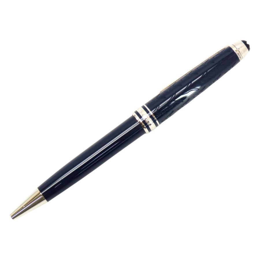 限定美品 モンブラン MONT BLANC マイスターシュテュック Le Petit Prince リトルプリンス 星の王子さま クラシック ツイスト式 ボールペン ダークブルー シルバー イエロー 118058 限定美品 モンブラン MONT BLANC マイスターシュテュック Le Petit