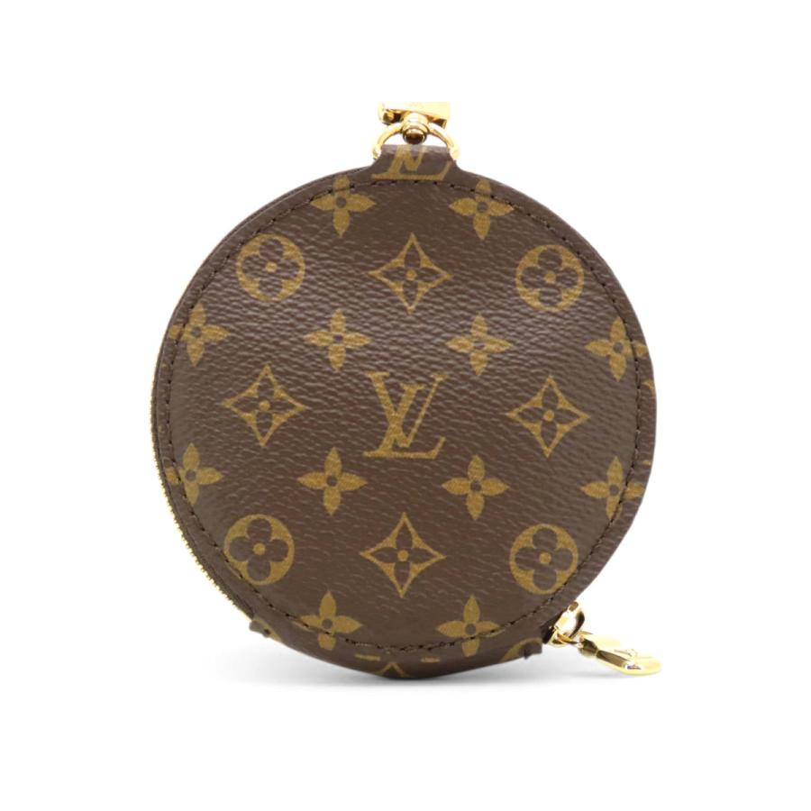 ルイヴィトン LOUIS VUITTON ケース 小銭入れ 丸型 LOUIS VUITTON（ルイ・ヴィトン） 未使用 モノグラム フック付き 円形