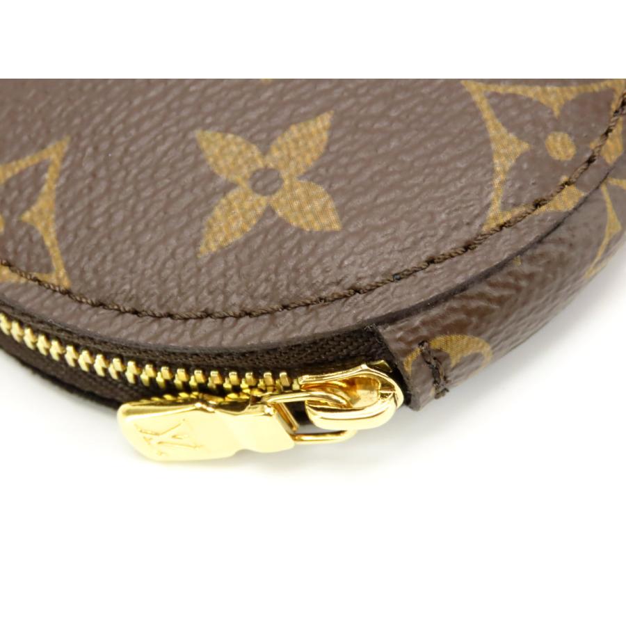 ルイヴィトン ケース パース 小銭入れ 丸型 ポーチ~~ LOUIS VUITTON（ルイ・ヴィトン） 新品同様 モノグラム フック付き
