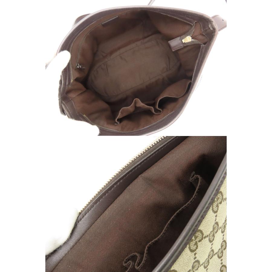 GUCCI（グッチ） 超美品 GUCCI GGキャンバス 斜め掛けショルダーバッグ 