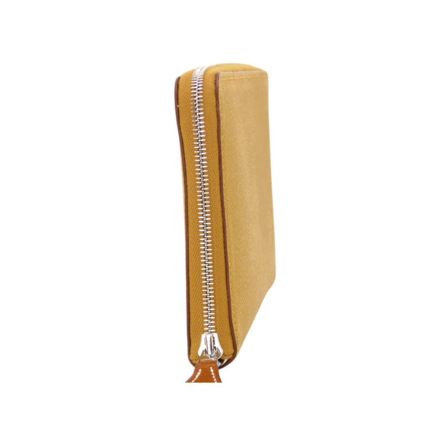 未使用 エルメス HERMES アザップ ロング シルクイン ラウンドファスナー長財布 セサミ ライトブラウン パプリカ ローズポップ ヴォーエプソン W刻の画像