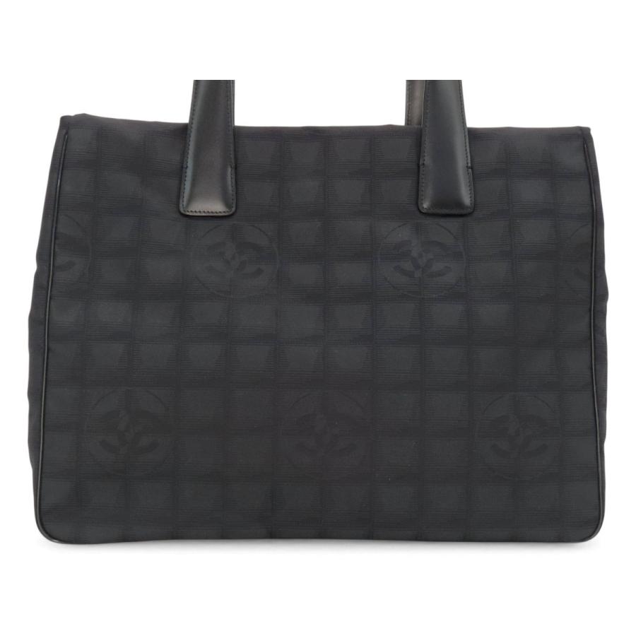未使用 シャネル CHANEL ニュートラベルライン トートMM トートバッグ ショルダーバッグ ブラック ナイロン A15991の画像