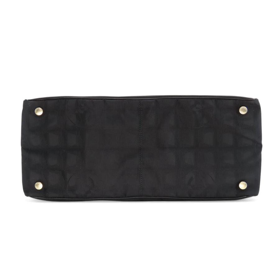 未使用 シャネル CHANEL ニュートラベルライン トートMM トートバッグ ショルダーバッグ ブラック ナイロン A15991の画像