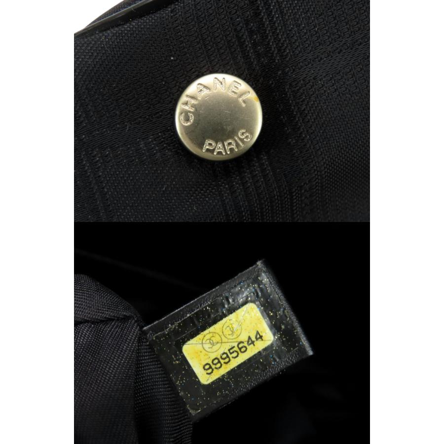 未使用 シャネル CHANEL ニュートラベルライン トートMM トートバッグ ショルダーバッグ ブラック ナイロン A15991の画像