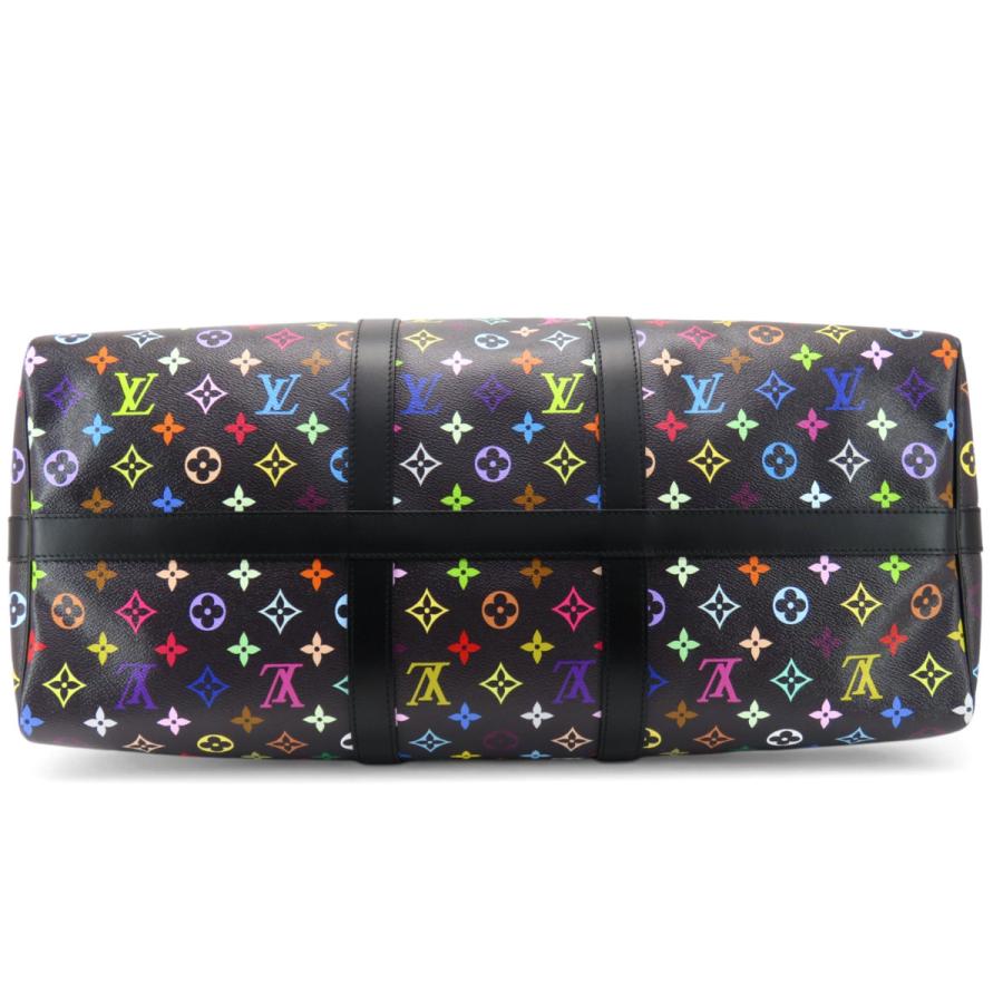 ほぼ新品 ルイヴィトン LOUIS VUITTON モノグラム マルチカラー キーポル バンドリエール 50 2WAY ボストンバッグ ハンドバッグ ブラック レザー M13745の画像