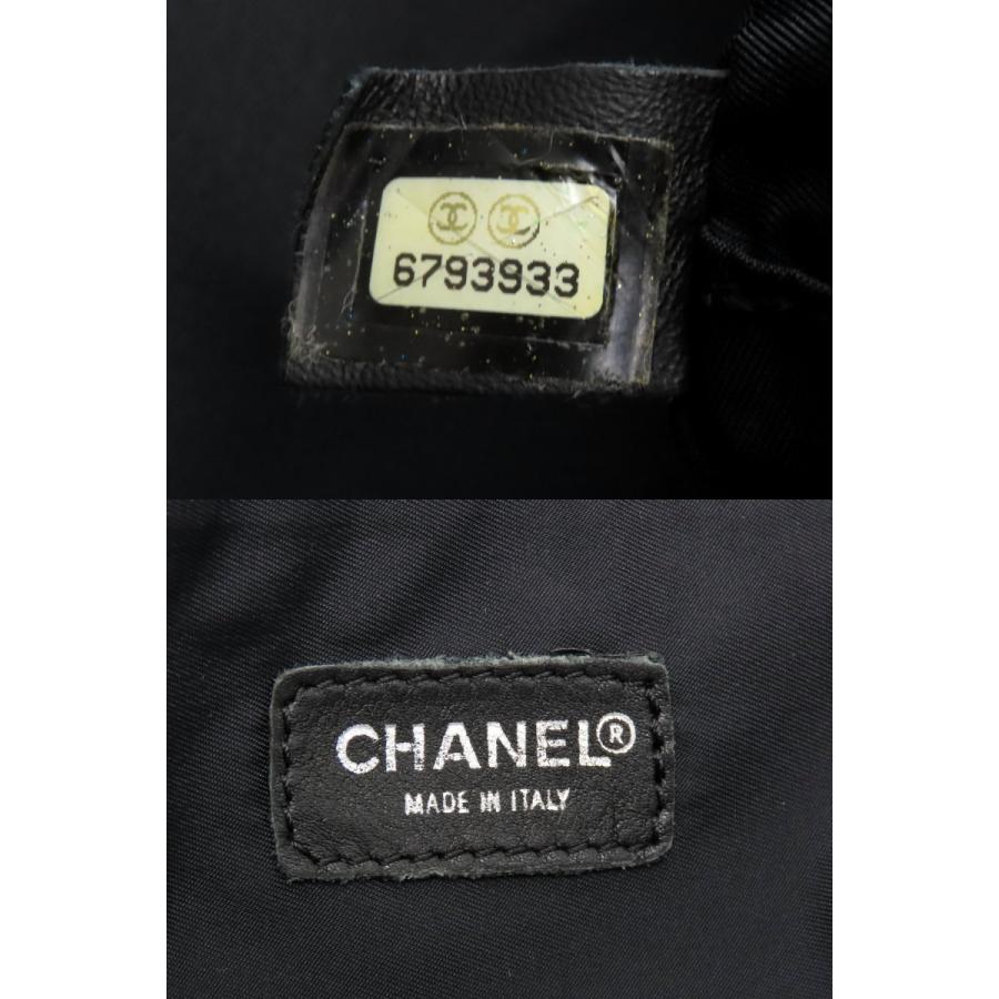 美品 シャネル CHANEL ニュートラベルライン ブリーフケース ビジネスバッグ 書類かばん ハンドバッグ ブラック ナイロン A15974の画像