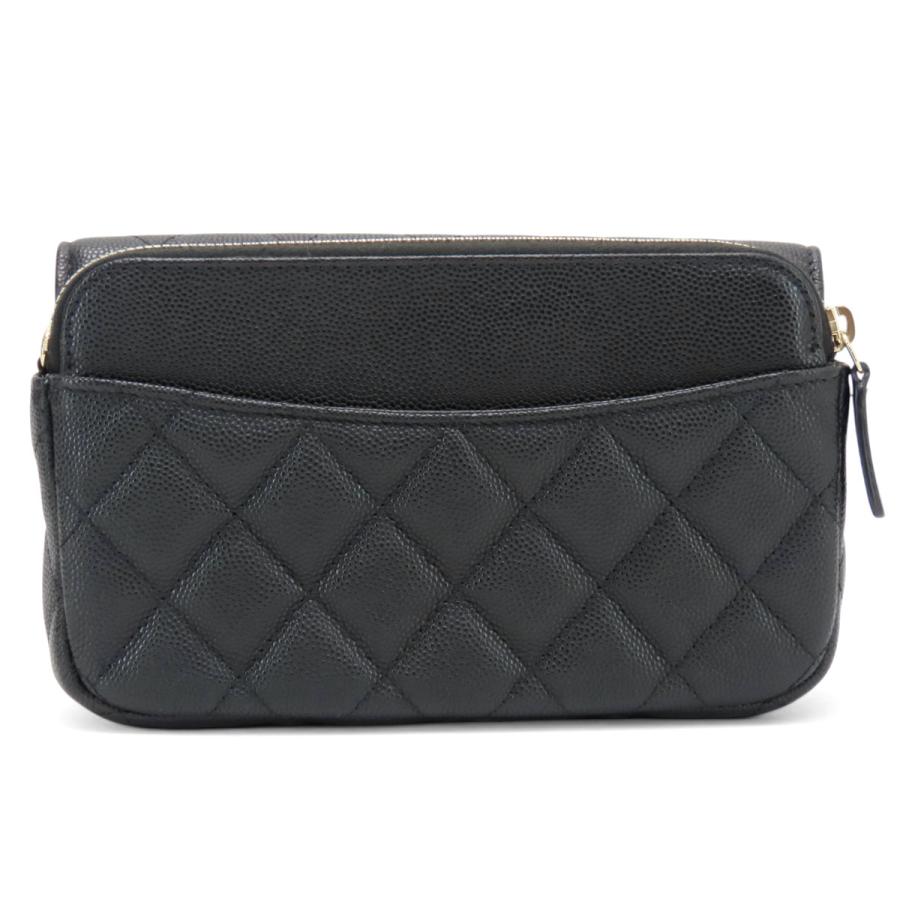 CHANEL（シャネル） 超美品 マトラッセ キャビアスキン タイムレス
