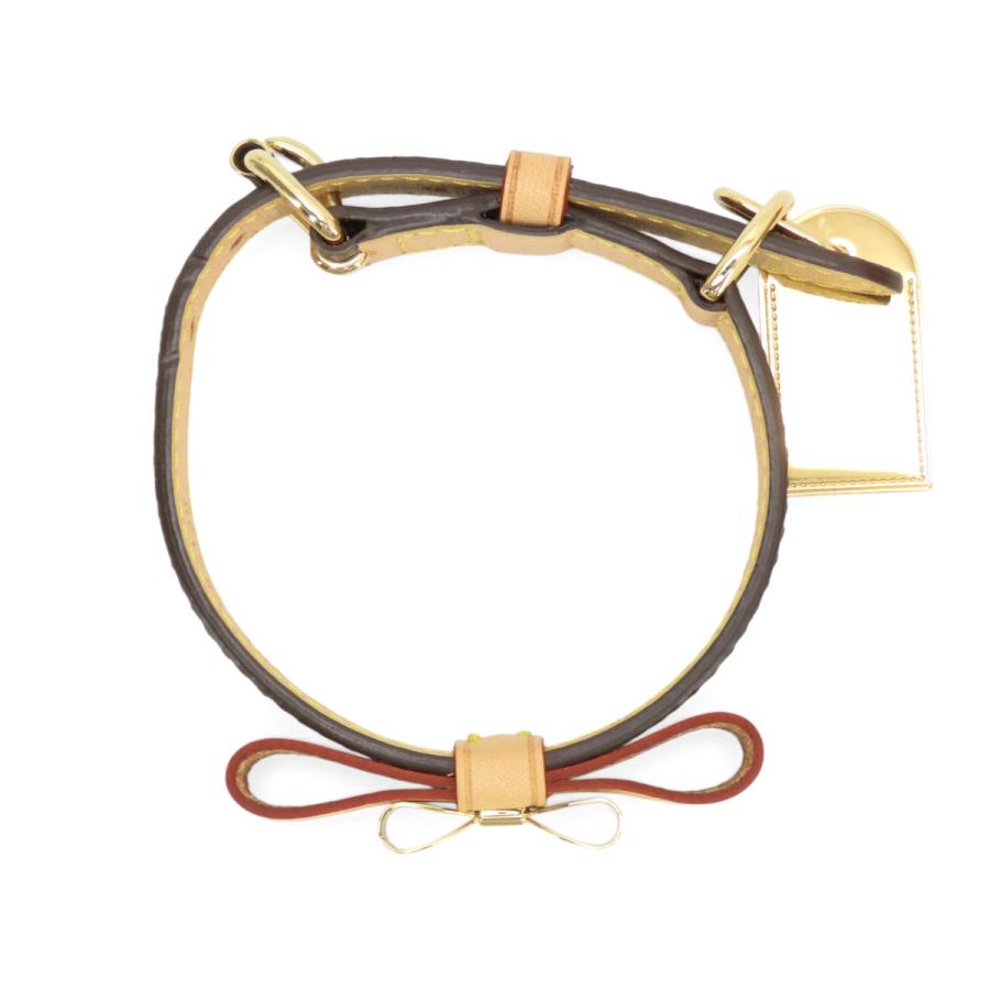 新品同様 ルイヴィトン LOUIS VUITTON モノグラム コリエ バクスターXS ドッグ カラー 小型犬用首輪 ダークブラウン PVC レザー M58073_2