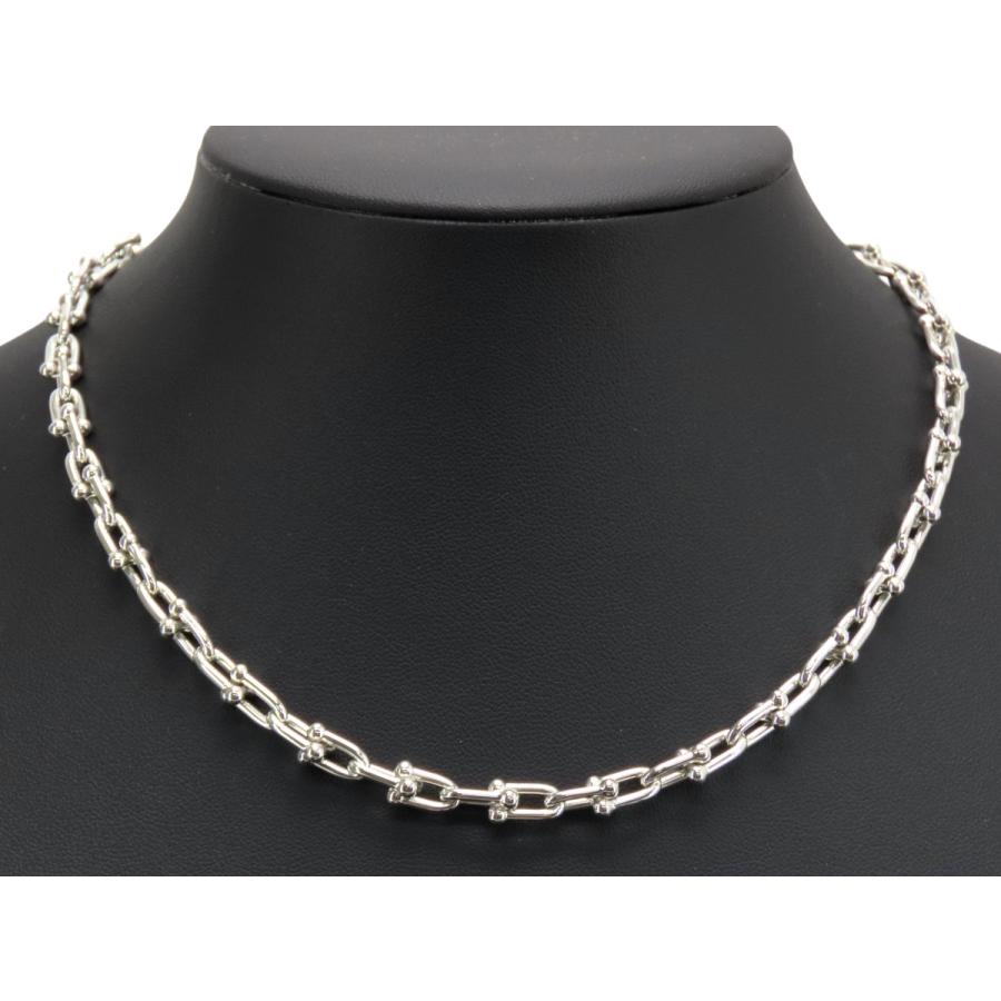 k*o様 【美品】正規品 TIFFANY ハードウェア・リンク ペンダント・ネッ TIFFANY&Co.（ティファニー） 新品仕上げ TIFFANY&Co ハードウェア
