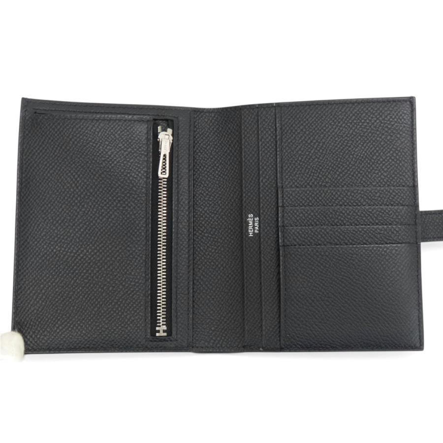 HERMES（エルメス） 新古品 ベアンコンパクト モノクローム 二つ折り 