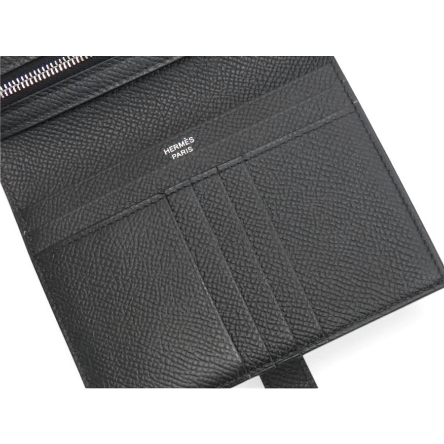 HERMES（エルメス） 新古品 ベアンコンパクト モノクローム 二つ折り