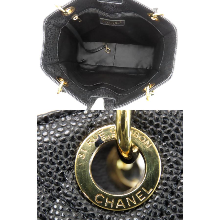 CHANEL（シャネル） 超美品 マトラッセ デカココマーク キャビアスキン