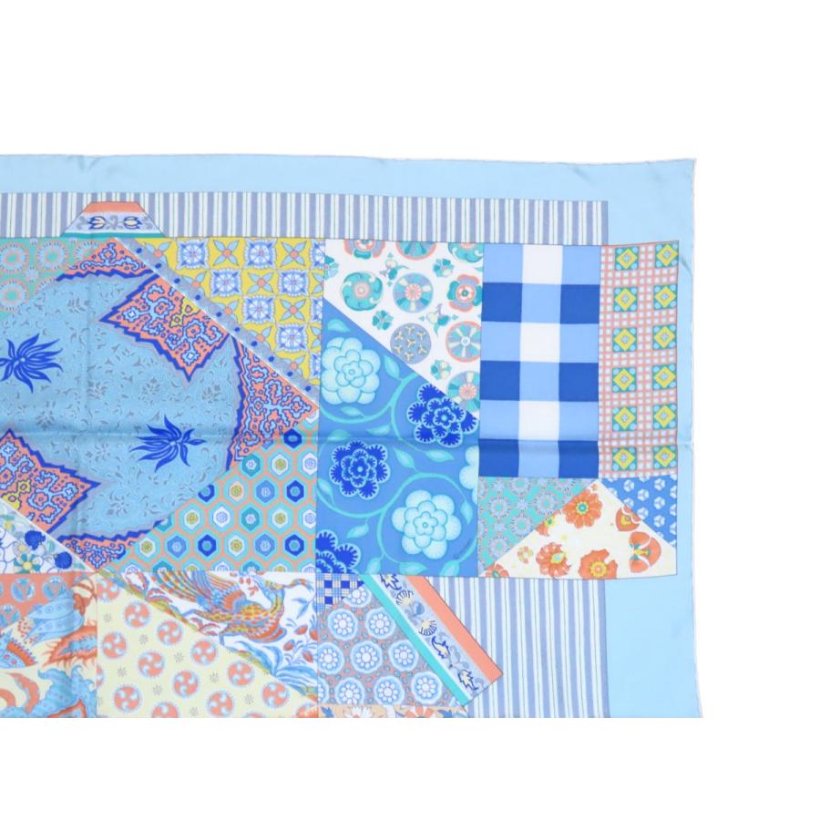 【未使用タグ付】エルメス カレ90 L’Art du Sarasa サラサの芸術 HERMES（エルメス） 新古品 カレ90 L Art du Sarasa 更紗のアート 大判