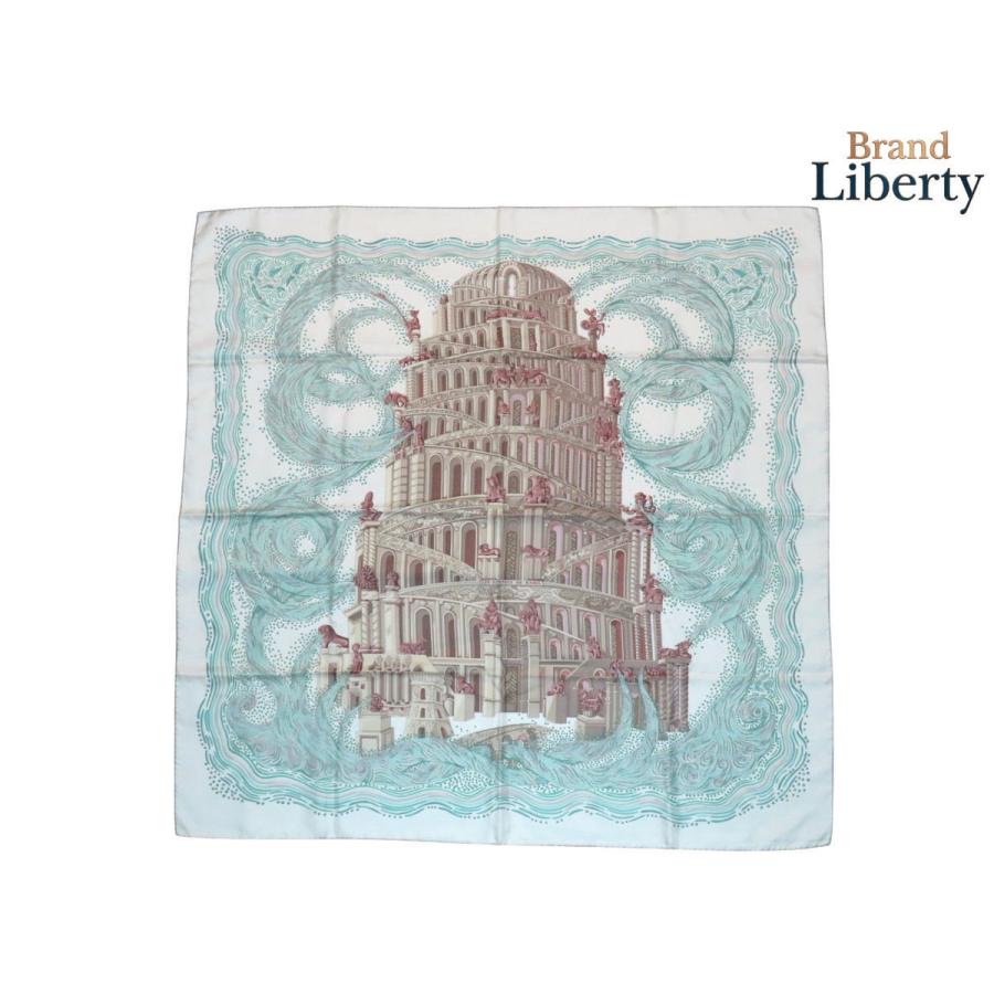 HERMES（エルメス） レア未使用 カレ90 LES RIVIERES DE BABEL バベル