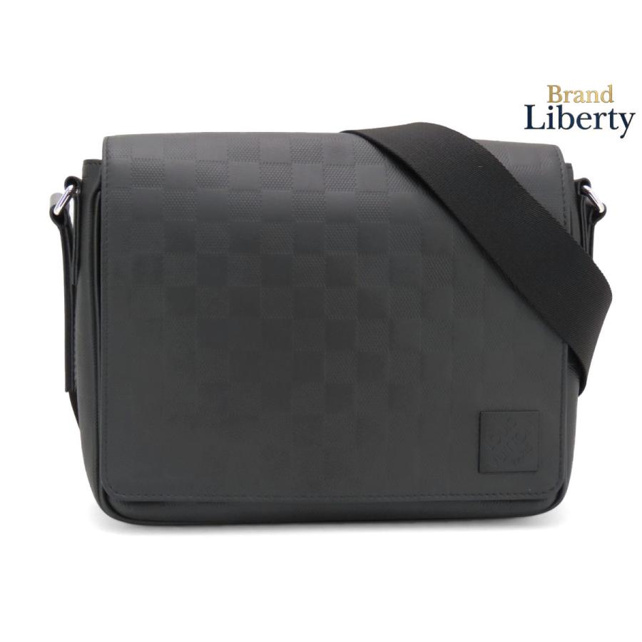 美品 ルイヴィトン ダミエ アンフィニ ディストリクト メッセンジャーバッグ LOUIS VUITTON（ルイ・ヴィトン） 美品 ダミエ アンフィニ ディストリ