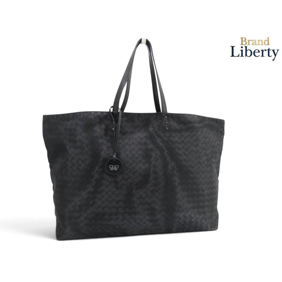 極美品　ボッテガヴェネタ　トートバッグ　イントレッチオリュージョン　グレー BOTTEGA VENETA（ボッテガ・ヴェネタ） 美品 ボッテガ ヴェネタ