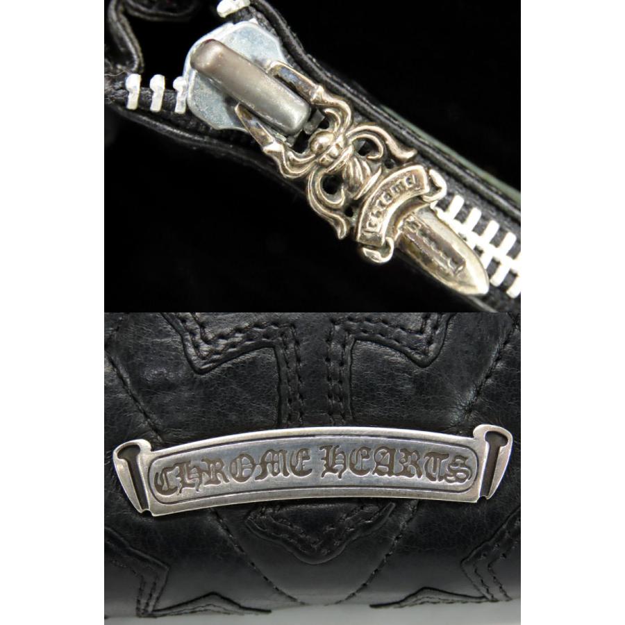 クロムハーツ セメタリークロス 長財布 クロムハーツ Chrome Hearts セメタリークロス キルティング クロス