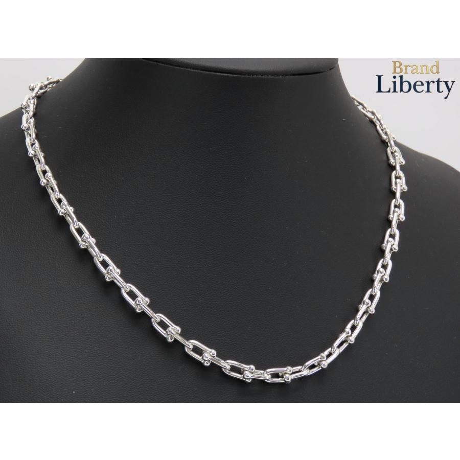 ティファニーハードウエア　スモールリンクネックレス2026/05購入1回使用美品 TIFFANY&Co.（ティファニー） レア新品同様 TIFFANY&Co ハードウェア