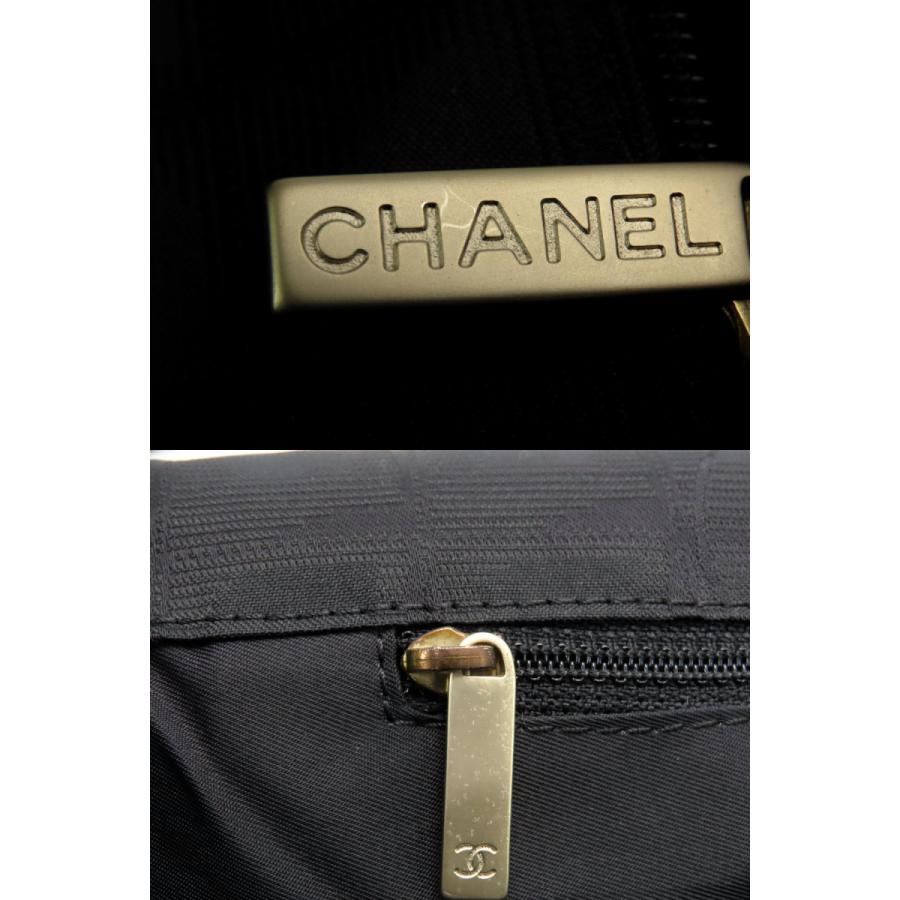 ほぼ新品 シャネル CHANEL ニュートラベルライン 斜め掛けショルダーバッグ メッセンジャーバッグ ブラック ナイロン A29348の画像