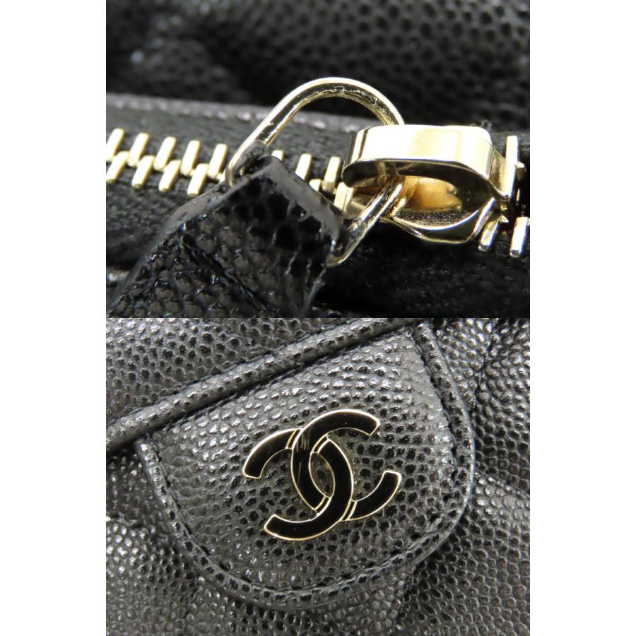 CHANEL（シャネル） 新品同様 マトラッセ キャビアスキン フラップ