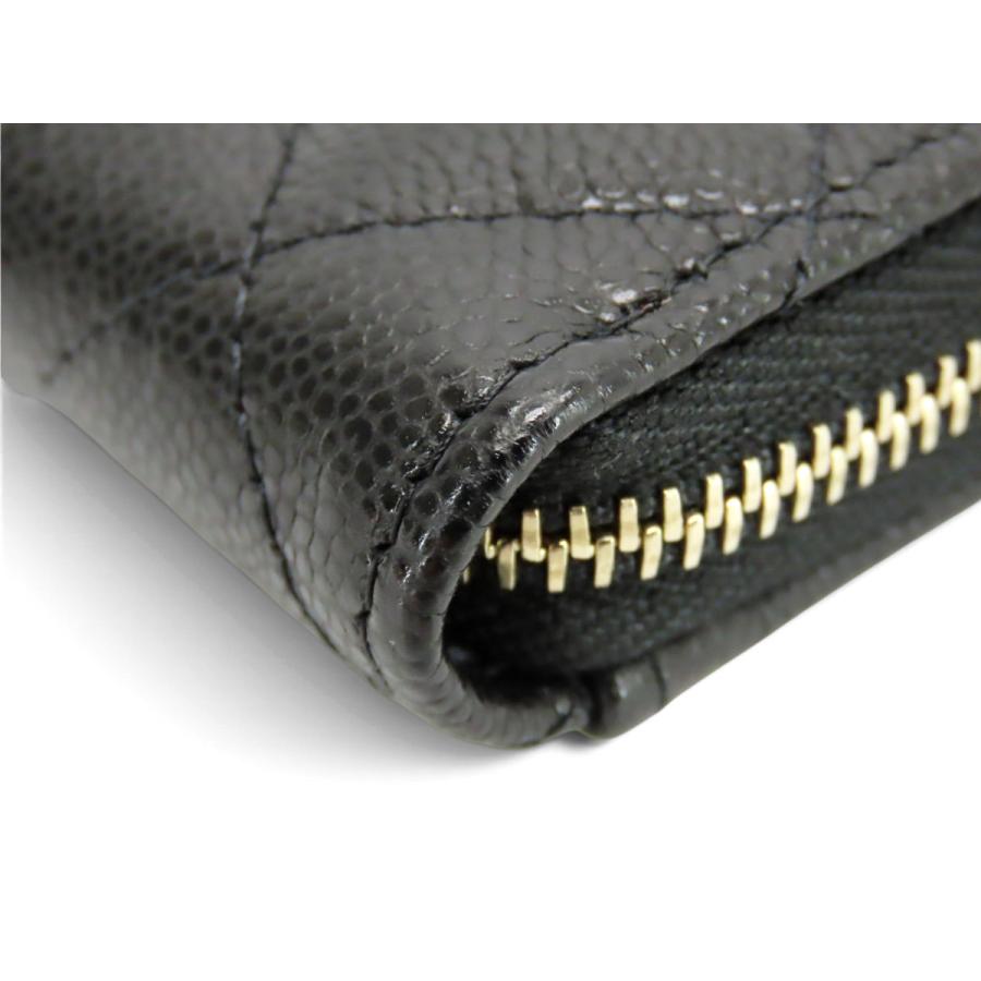 CHANEL（シャネル） 新古品 マトラッセ キャビアスキン タイムレス
