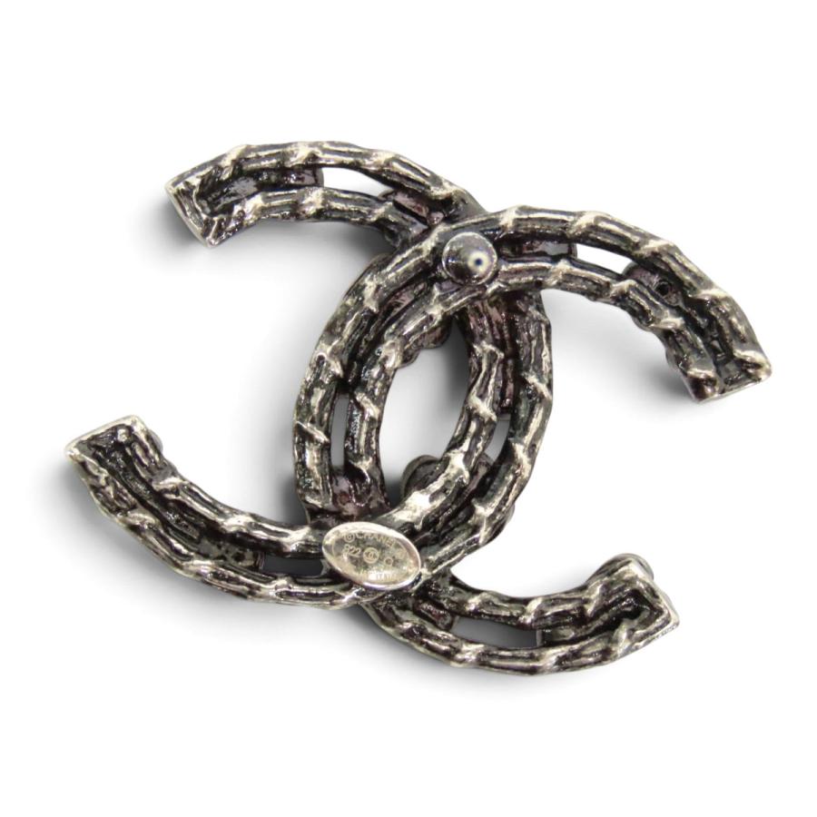CHANEL（シャネル） 美品 ココマーク カメリア ラインストーン ピアス