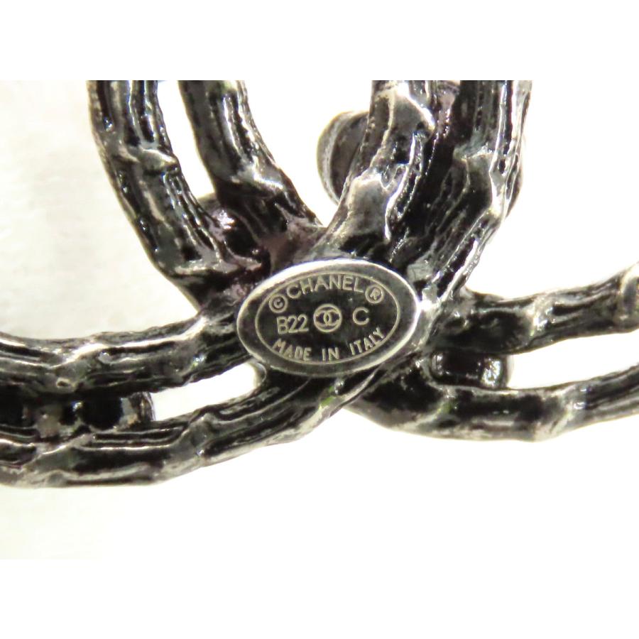 CHANEL（シャネル） 美品 ココマーク カメリア ラインストーン ピアス