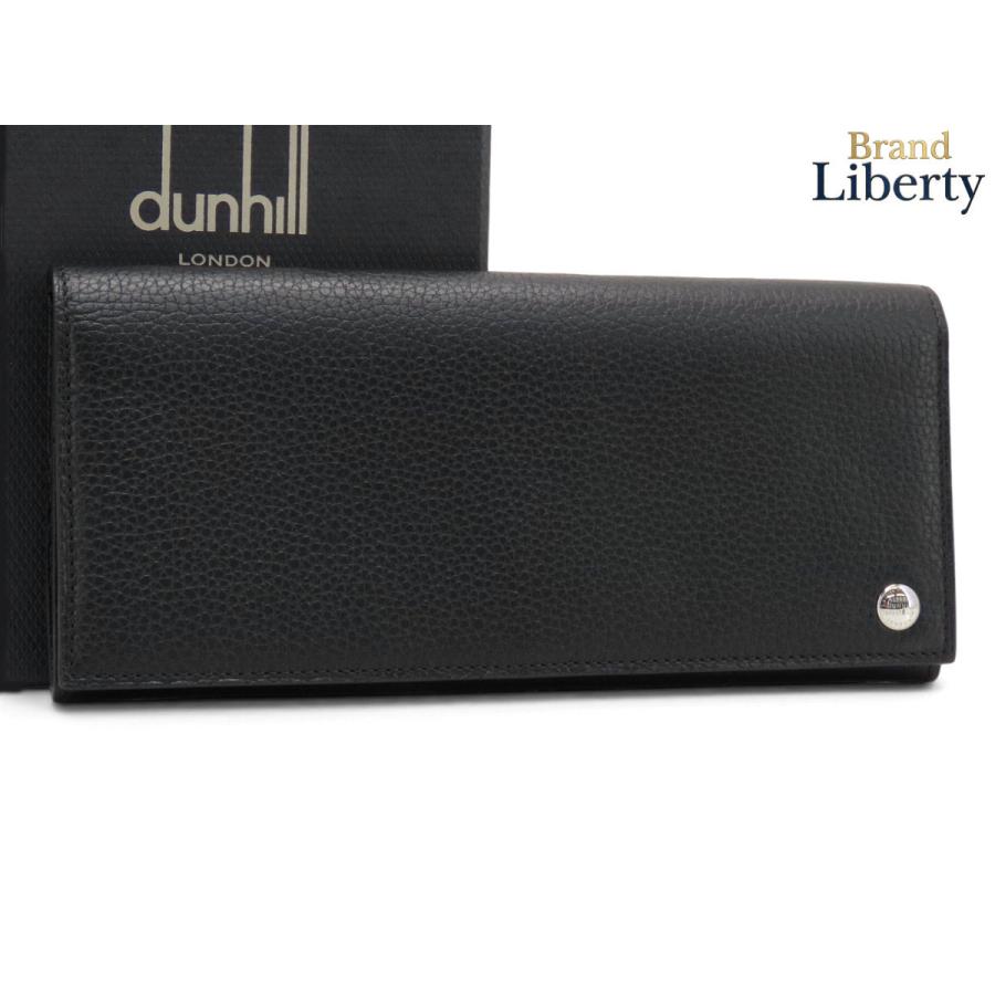 新古品 ダンヒル dunhill ボストン BOSTON 二つ折り長財布 ブラック レザー L2V310A dunhill（ダンヒル） 新古品 ボストン BOSTON 二つ折り長財布 ブラック