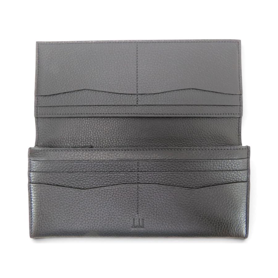 新古品 ダンヒル dunhill ボストン BOSTON 二つ折り長財布 ブラック レザー L2V310A dunhill（ダンヒル） 新古品 ボストン BOSTON 二つ折り長財布 ブラック