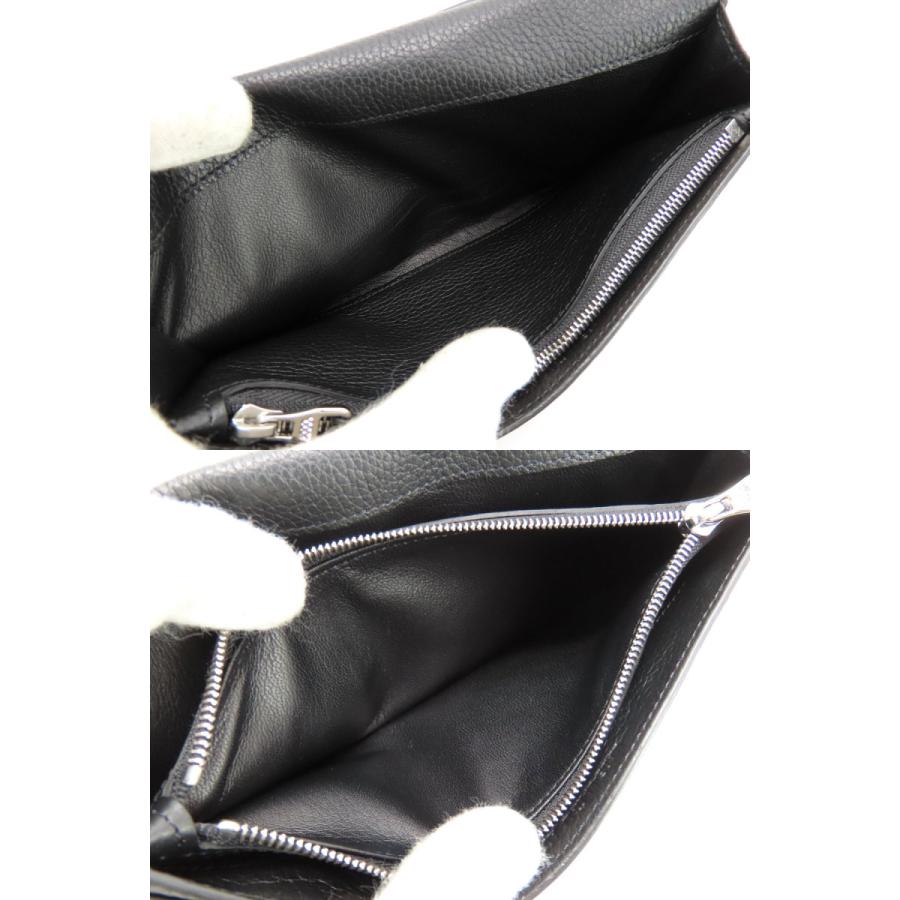 dunhill（ダンヒル） 新古品 ボストン BOSTON 二つ折り長財布 ブラック
