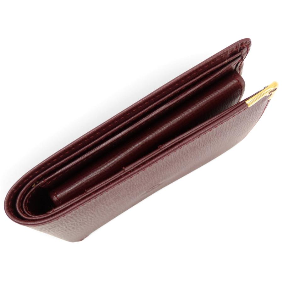 Cartier（カルティエ） ほぼ新品 マストドゥカルティエ 二つ折り財布